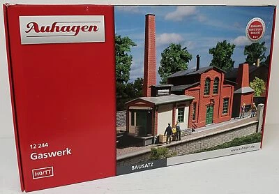 KIT modelo a escala 1/87 Auhagen #12244 HO ladrillo construcción gas funciona con chimenea Foto 1 de 2