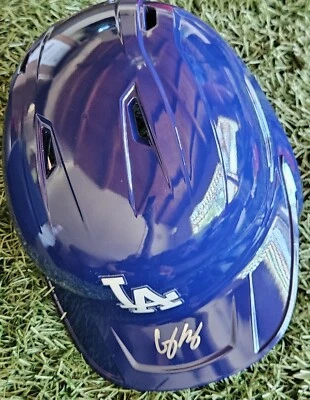 Corey Seager Los Angelas Dodgers Autographed Rawlings Mach Pro Batting Helmet - Image 1 of 3