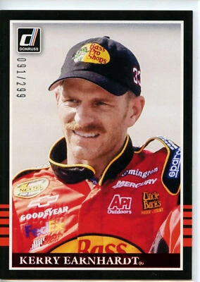 2018 Donruss Racing NASCAR Retro RED FOIL Parallel #114 Kerry Earnhardt #91/299 - Image 1 of 2