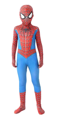 漫威蜘蛛侠服装儿童青少年超级英雄角色扮演装扮套装男孩 — 第 1/4 张图片