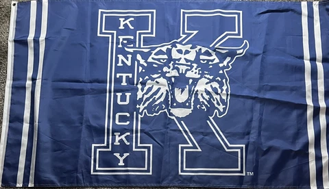Vintage Kentucky Wildcats 3’ X 5’ Collegiate Flag Cover
