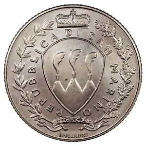 Saint-Marin - 5 euros 2003 - Indépendance Tolérance et Liberté - argent - KM.452 - Imagen 1 de 2