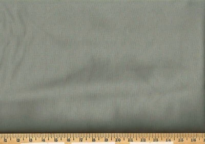 3.50 Yds Designer Fabric Plain Shade Gray Cotton Duck  Drapery Upholstery  - Image 1 of 2