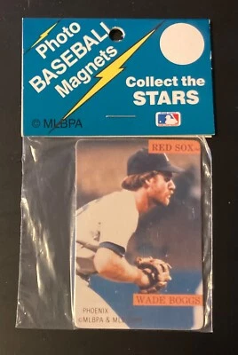 1989 MLB Phoenix магнит в заводской упаковке - Уэйд Боггс Boston Red Sox редкая! - Изображение 1 из 2
