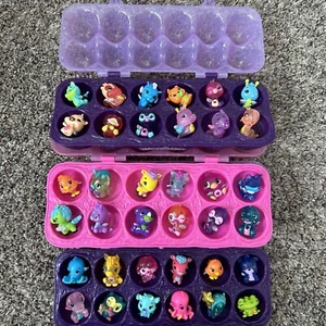 Lot of 36 Assorted Hatchimals Collectables Translucent RARE Mini Figures & Cases - Picture 1 of 7