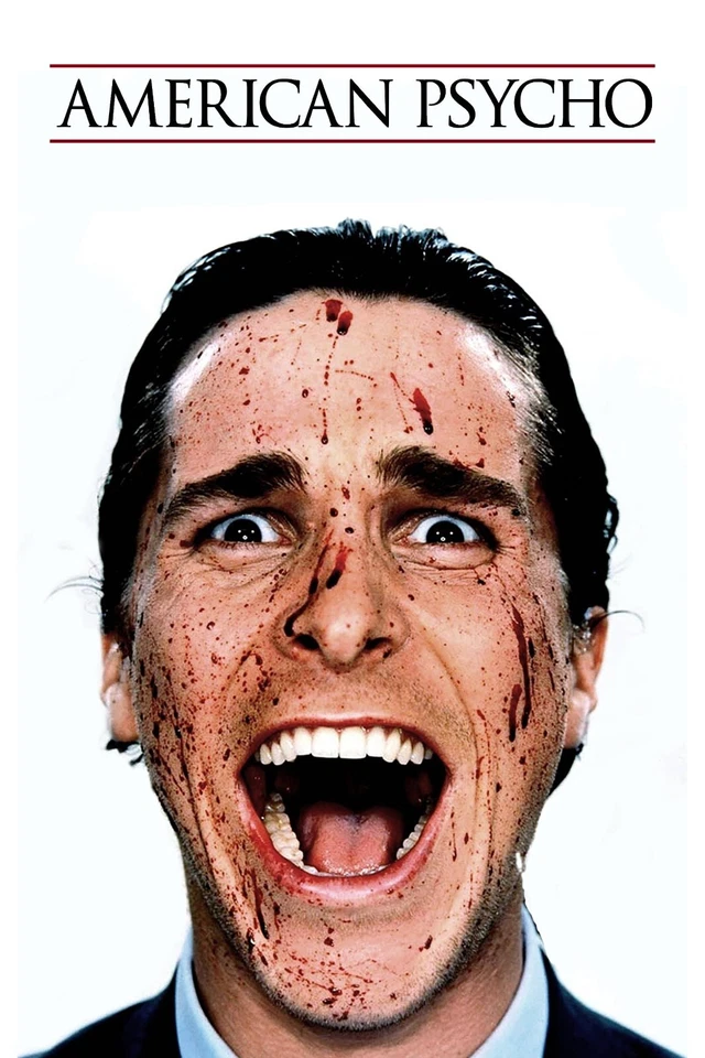 2000 American Psycho Movie Poster 11X17 Christian Bale Patrick Bateman 🔪🩸🍿