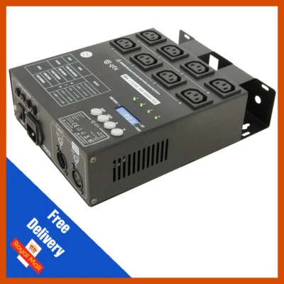 QTX DP4 4 Channel IEC DMX Dimmer Stage Par Can Lighting Controller - Image 1 of 3