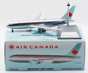Modelos B 1:200 AIR CANADA Boeing B767-200 Diecast Aircraft Jet Modelo C-GDSP - Imagen 1 de 12