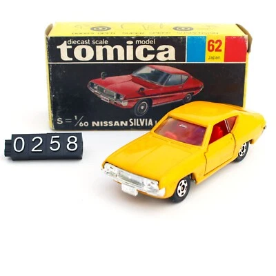 Nuevo Tomica 62 Nissan Silvia LS Tipo X Escala 1/60 Hecho en Japón Tomy Diecast Foto 1 de 4