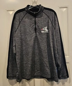 Chicago White Sox 1/4 Zip Pullover Jacket Antigua Men's XL - Picture 1 of 5