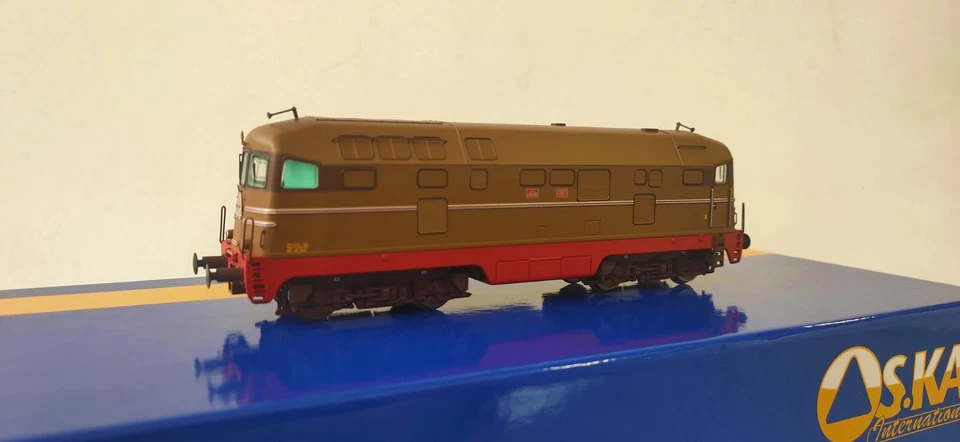 OS.KAR art. 1020 FS locomotiva diesel D 341 4001 prototipo castano isabella - Immagine 1 di 1