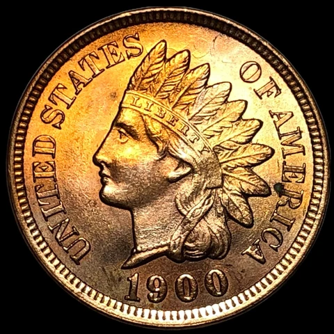 1900 Indian Head Cent Penny #E9454 Cover