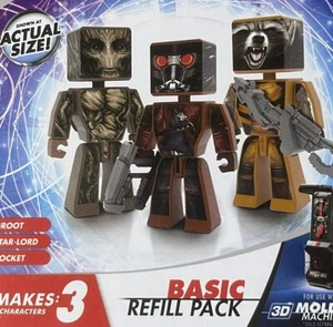 3D!T GUARDIANES DE LA GALAXIA NUEVO CREADOR DE PERSONAJES GROOT PAQUETE BÁSICO DE RECARGA - Imagen 1 de 11