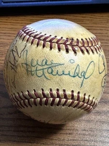 HALL OF FAME AND STARS 4 SIGNED AUTOGRAPHED PCL BASEBALL Marichal Palmer Morgan - Picture 1 of 6