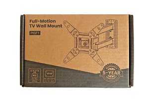 Full Motion TV Wall Mount For Most 13-42 inch TVs - Max VESA 200x200 (PISF1) NEW - Picture 1 of 6
