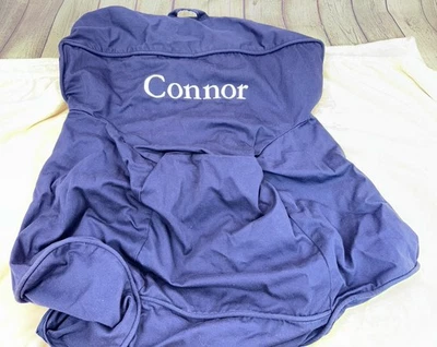 POTTERY BARN KIDS Anywhere Chair Cover Slipcover Navy Blue with Piping “Connor” - Image 1 of 4