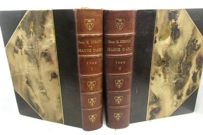 CHANOINE DEBOUT HISTOIRE JEANNE D'ARC 1905 Illustré ORLEANS BELLE RELIURE 2/2 - Photo 1/4