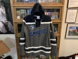 Elmhurst Bluejays CHAMPION grau SEWN SPELL OUT Lacer Sweatshirt Gr. L - cool - Bild 1 von 13