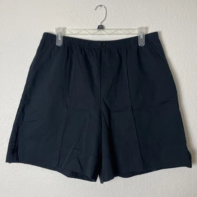 Pantalones Cortos Blair Mujer XLG PT Cintura Elástica Negros Nuevos Sin Etiquetas Foto 1 de 3
