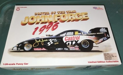  JOHN FORCE "CASTROL GTX" 1/24 NHRA "DRIVER OF THE YEAR" FUNNY CAR 1996 Diecast  - Image 1 of 4