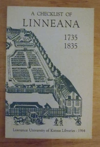 A Checklist of Linneana 1735-1835 in the University of Kansas Libraries - 1964 - Bild 1 von 4