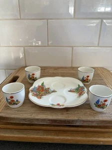 Vintage Eierbecher & Teller - Bild 1 von 4