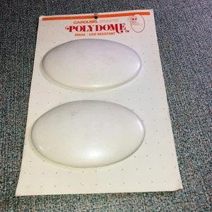 Vintage Karussell Handwerk Polydome bruch-/spanfest ovale Form M902-2 Guss - Bild 1 von 4