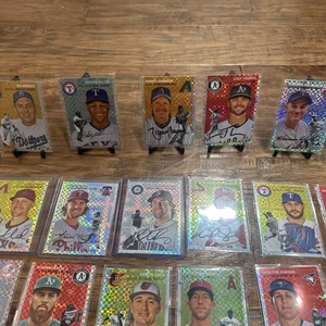 2023 Topps Chrome Platinum Xfractor Lot Of 20 SP Randy Johnson And Rookies - Bild 1 von 5
