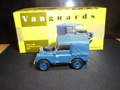 MEGA RARE 1/43 CORGI VANGUARDS LAND ROVER SERIES 1 RAF MIB - Image 1 of 3