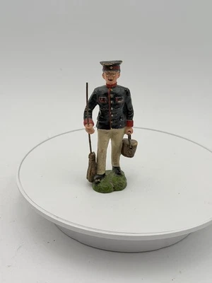 De colección, (raro) Elastolin Lineol Composición Juguete Zoo Keeper, Alemán, Años 30, Origen Foto 1 de 4