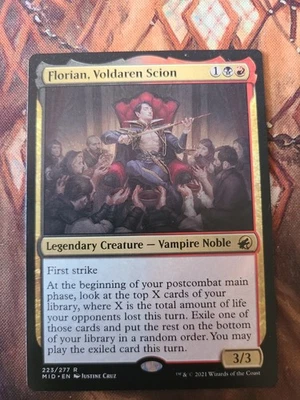 MTG EDH Custom Commander Deck: Florian, Voldaren Scion - RB Vampires - Image 1 of 4