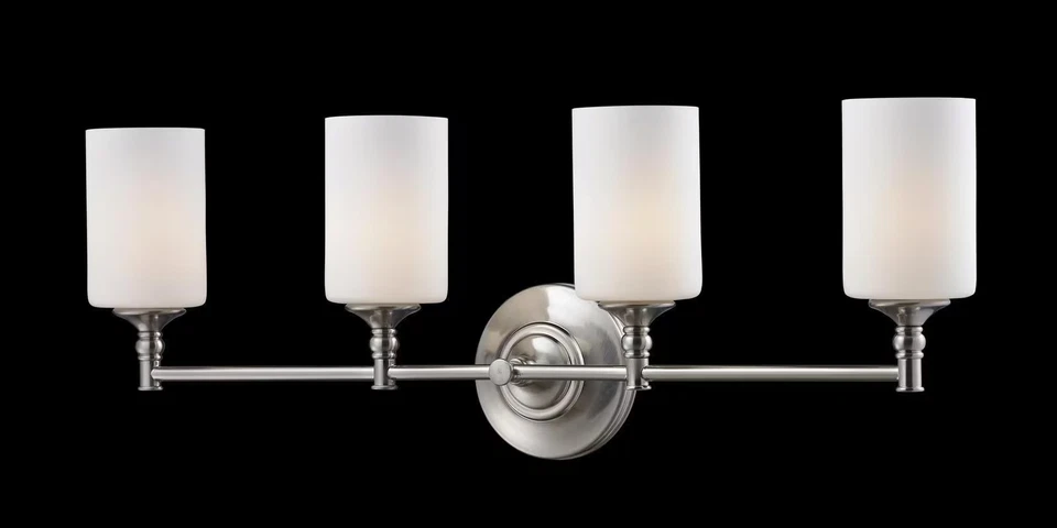 Cannondale 4-Light Bathroom Vanity Light In Brushed Nickel - Image 1 of 1