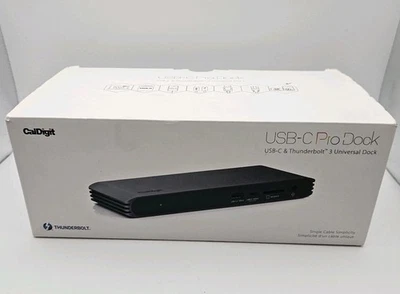 CalDigit USB-C Pro Dock Docking Station Space Gray USBCProDock-US07-SG-AMZ  - Image 1 of 4