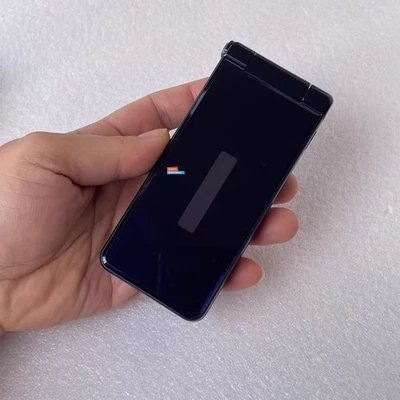 SHARP 8GB SH-02K AQUOS docomo KEITAI ANDROID Flip Blue Unlock 4G Phone - Image 1 of 4