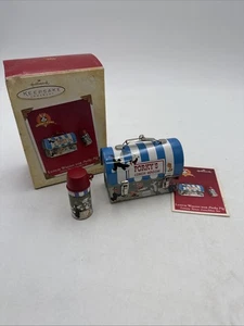 Hallmark 2004 Looney Tunes Porky Pig 2 Pc Lunchbox & Thermos Ornament Set MINT - Picture 1 of 20