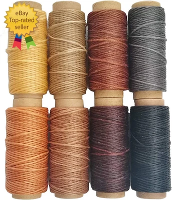 264 Yards 150D Leather Sewing Waxed Thread Cord for Leather Craft  1Mm Diameter - Image 1 of 4