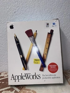 AppleWorks 5 Software Version 5.0.3 MAC Windows - Picture 1 of 2