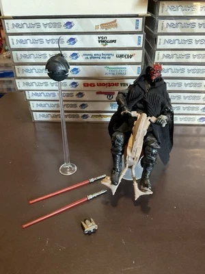 Star Wars The Black Series Darth Maul & Sith Speeder 6" COMPLETE - Image 1 of 4