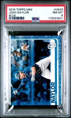 Josh Naylor - 2019 Topps On Demand Mini Blue RC  PSA 8  #9/10 - Image 1 of 2