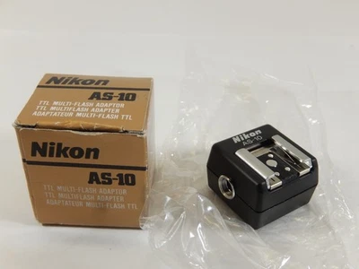 ADAPTADOR MULTI FLASH NIKON AS-10 TTL VINTAGE NOS Foto 1 de 2
