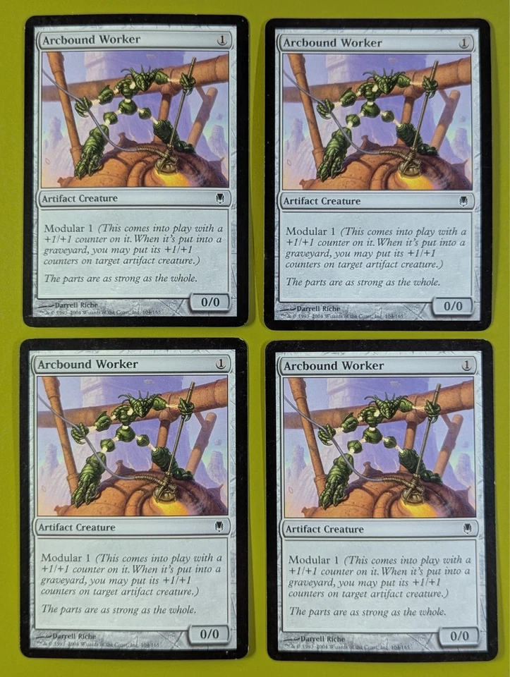 Arcbound Worker x4 Darksteel 4x Playset Magic the Gathering MTG - Image 1 of 1