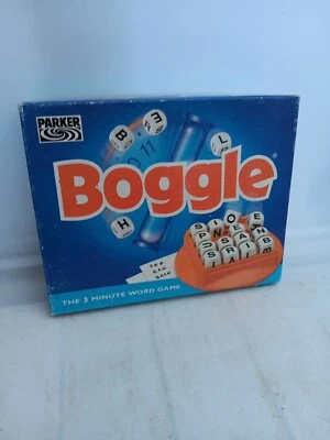 Vintage Boggle The Three Minute Word game  Parker Age 8 - Adult 1+ Players - Image 1 of 4