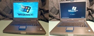 Windows 98 / XP GAMING ARRANQUE DUAL Laptop Retro Vintage Computadora PC 32/64mb Video! - Imagen 1 de 11
