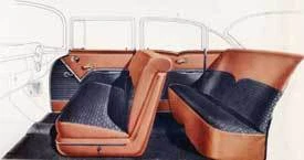 Cubiertas de asiento 55 Chevy Bel Air sedán de 4 puertas *NUEVO* 1955 Chevrolet Foto 1 de 4