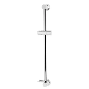 BRISTAN CASINO SHOWER RISER RAIL WITH ADJUSTABLE POSITION BRACKET CHROME 650MM