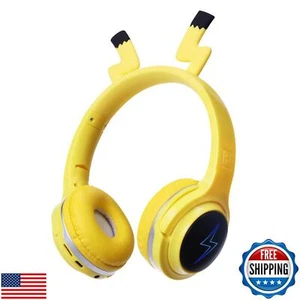 YLFASHION Wireless Kids Headphones with 7-Color LED Lights, 85dB Safe Volume - Picture 1 of 5