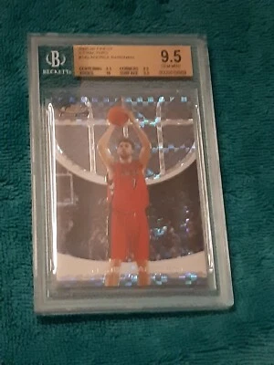 2005-06 Finest Andrea Bargnani 076/249 XRC X-Fractor BGS 9.5 POP 2 HGIP - Image 1 of 2