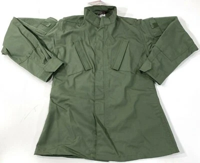 NEW MENS TRUSPEC TACTICAL RESPONSE UNIFORM SHIRT 1284 OD GREEN XS REGULAR - Image 1 of 4