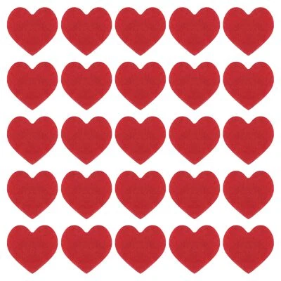 Pompón de fieltro en forma de corazón San Valentín corazones artesanal 1 pulgada x 1 pulgada para el hogar... Foto 1 de 4