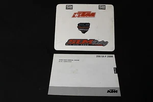 KTM OEM SPARE PARTS MANUAL ENGINE 2008 250 SX-F - Picture 1 of 6